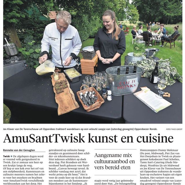 Een cateraar nodig voor uw evenement? Neem contact op met De Torenschouw in Opperdoes;